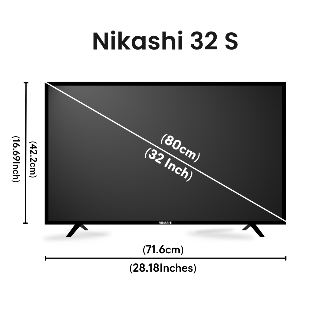 Nikashi 80 cm (32 inches) LED TV