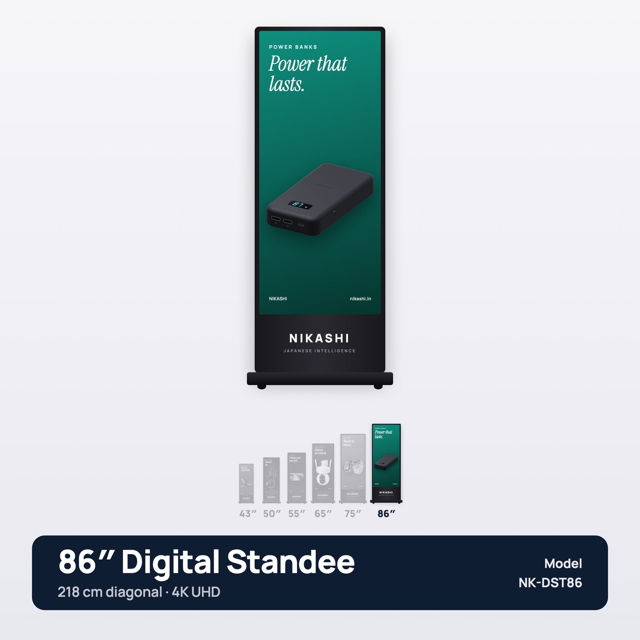 Nikashi Digital Standee 86 inch