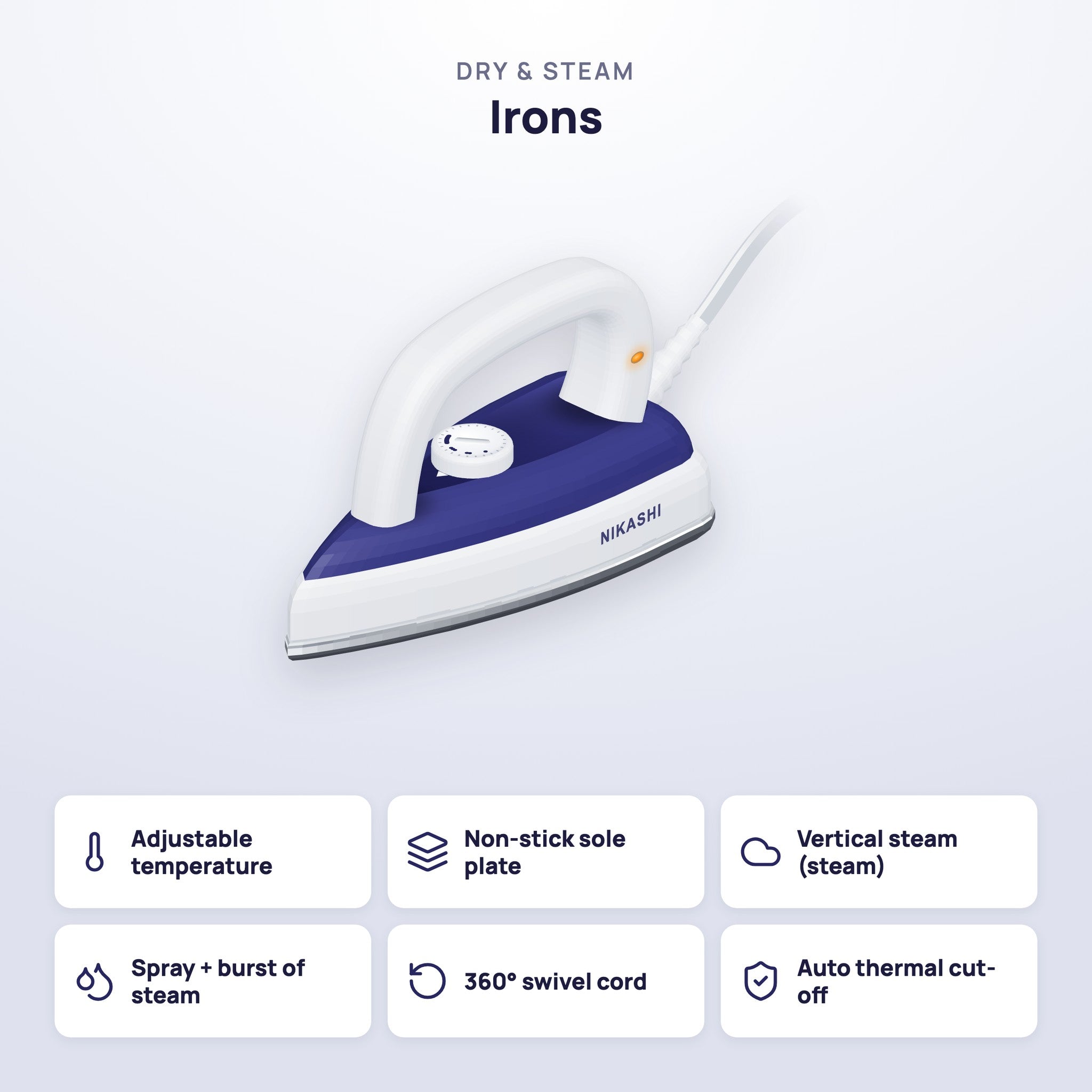 Nikashi Irons Steam Pro 2000 (NK-SI2000)