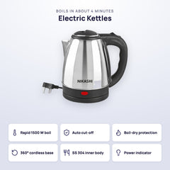 Nikashi Electric Kettles 1.8 L (NK-EK18)