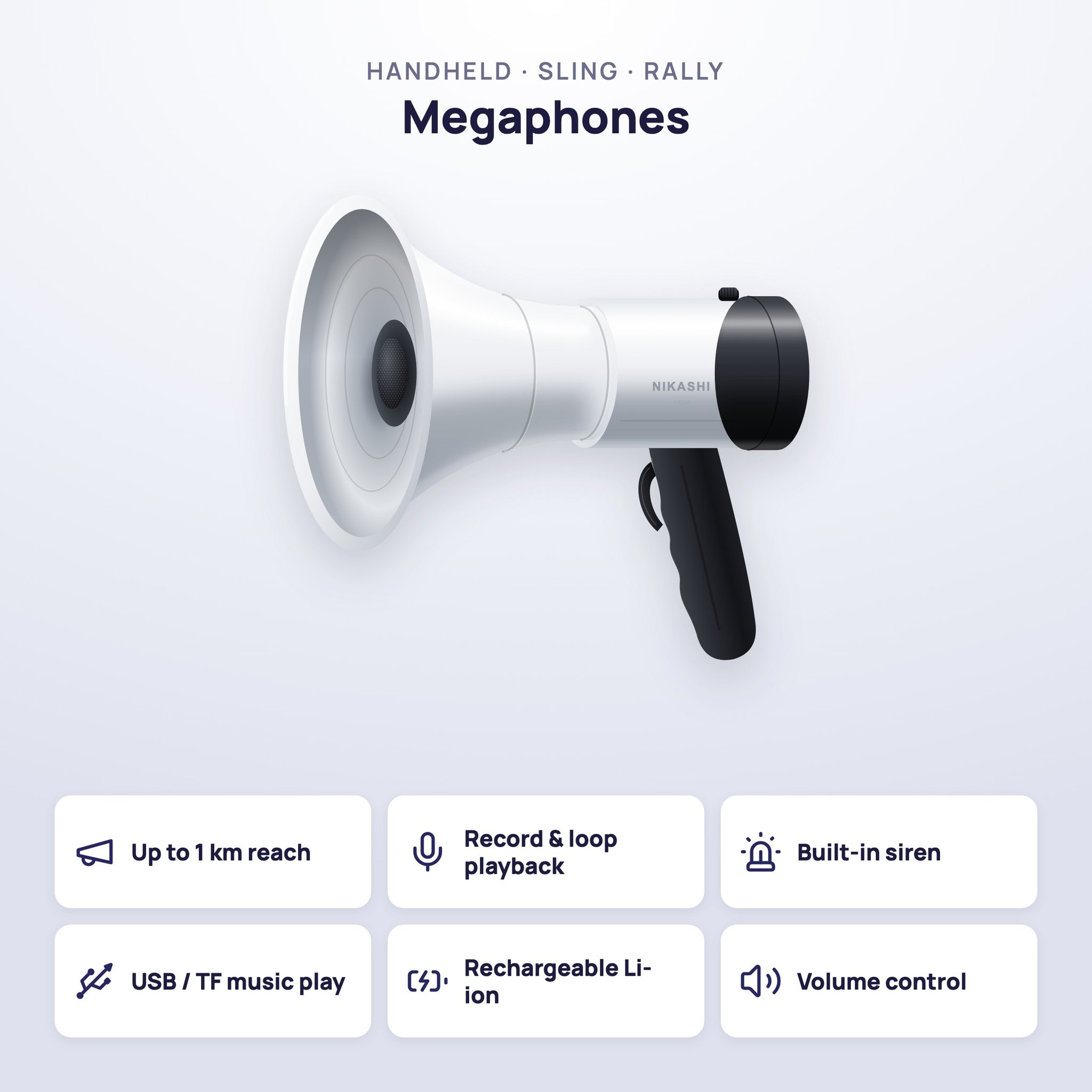 Nikashi Megaphones