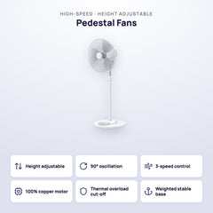Nikashi Pedestal Fans Breeze 450 (NK-PF450)