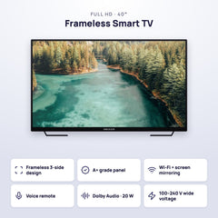 Nikashi 101 cm (40 inch) Frameless Smart TV