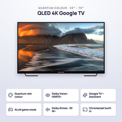 Nikashi 139 cm (55 inch) QLED 4K Google TV