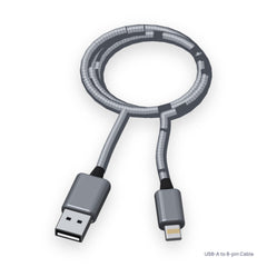Nikashi USB-A to 8-pin Braided Charging Cable (NK-CAL)