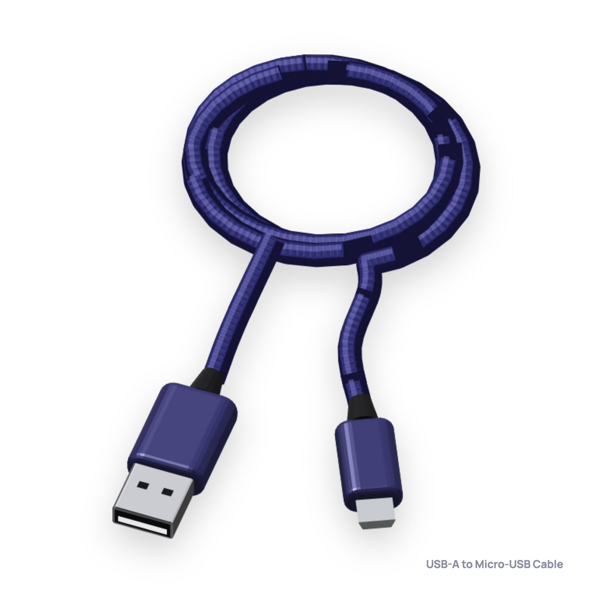 Nikashi USB-A to Micro-USB Braided Charging Cable (NK-CAM)