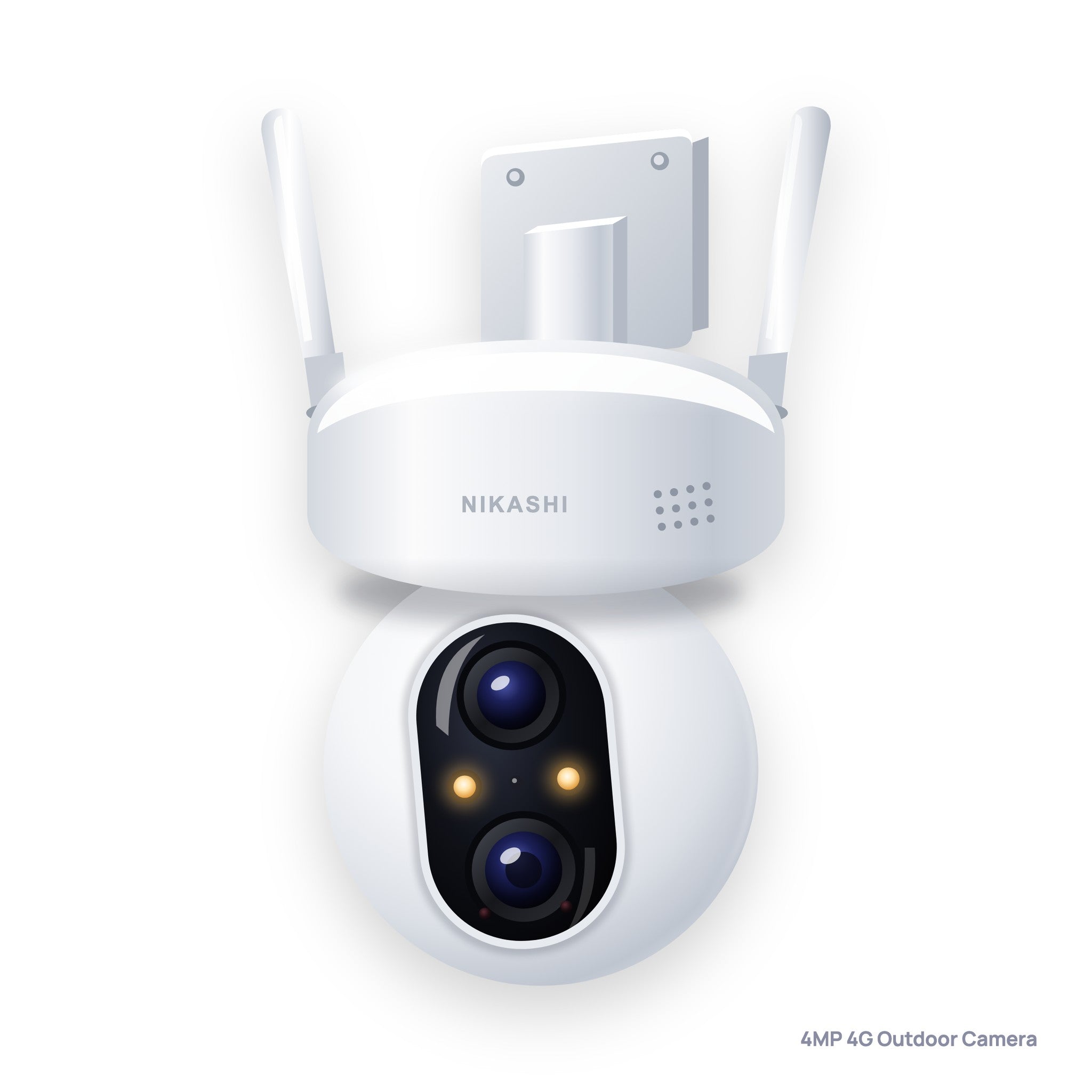 Nikashi 4MP Dual-Lens 4G Outdoor Security Camera (NK-OPT4G)