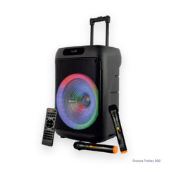 Nikashi Groove Trolley 300 Party Speaker with 2 Wireless Mics (NK-PS300)