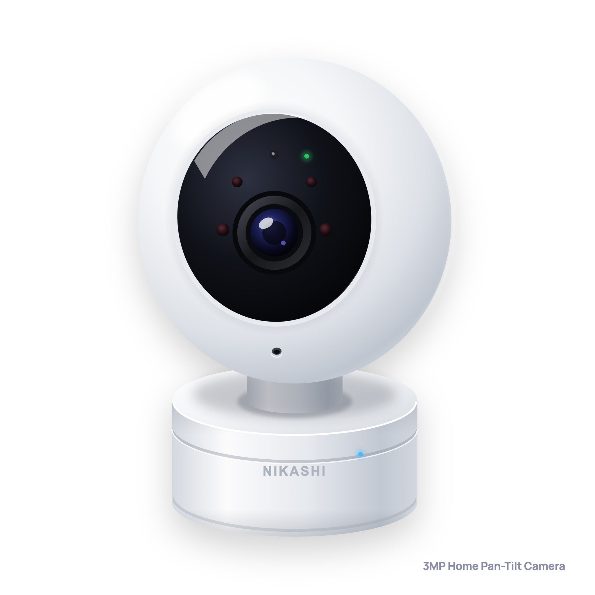 Nikashi 3MP Wi-Fi Pan-Tilt Home Security Camera (NK-WPT3)