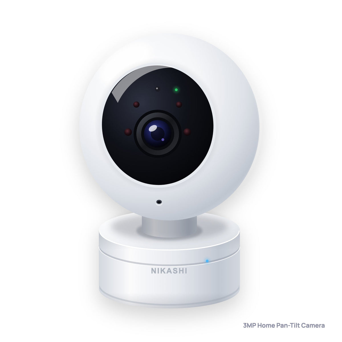 Nikashi 3MP Wi-Fi Pan-Tilt Home Security Camera (NK-WPT3)