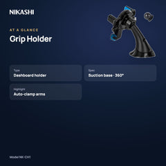 Nikashi Grip Holder Car Mount (NK-CH1) at a glance