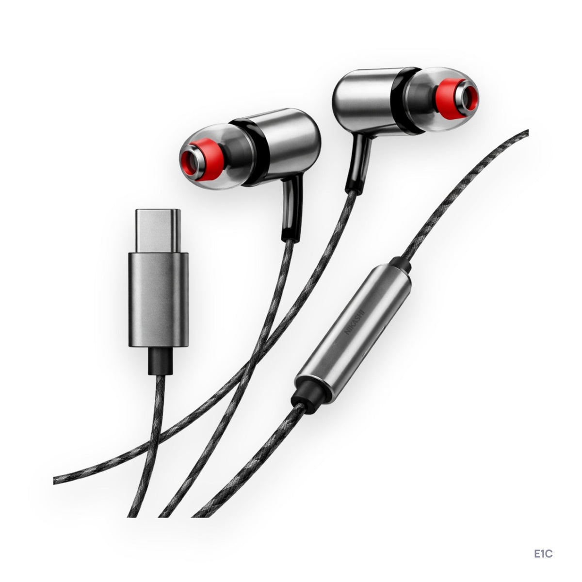 Nikashi E1C Wired Earphones (NK-E1C)
