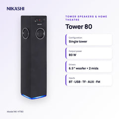 Nikashi Tower 80 Speaker (NK-HT80) key specifications