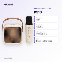 Nikashi KS10 Karaoke Speaker (NK-KS10) key specifications