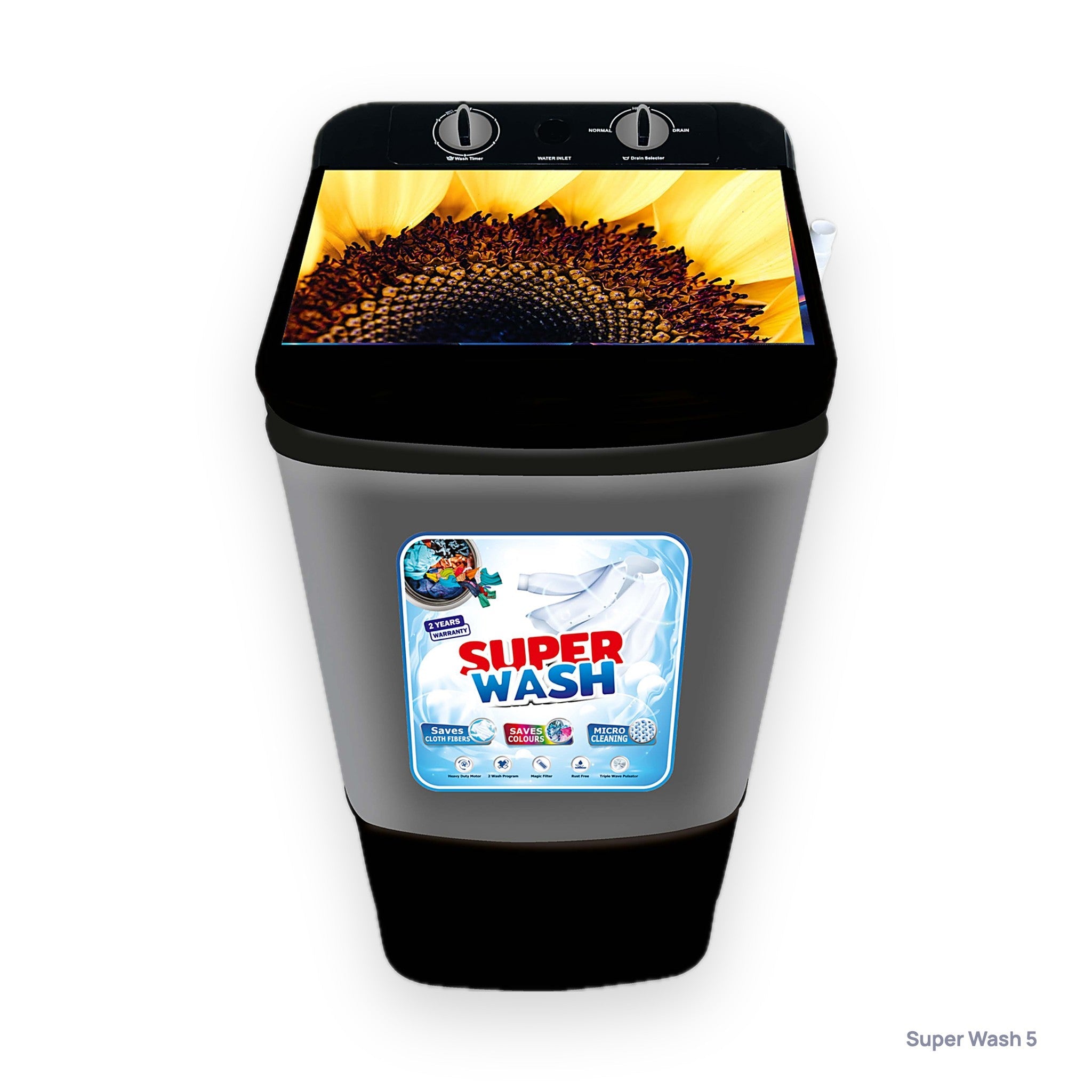 Nikashi Super Wash 5 Single-Tub Washer (NK-MW50)
