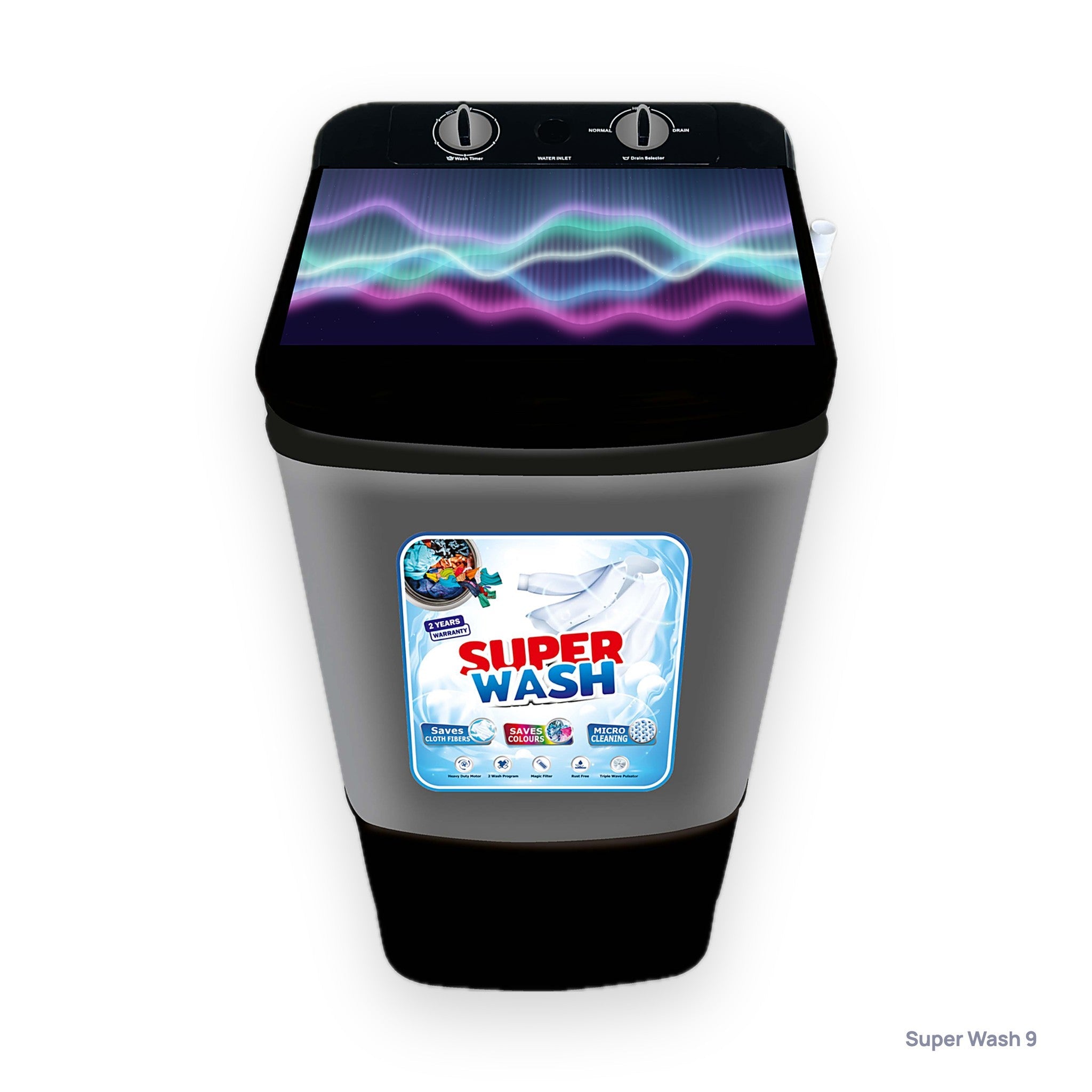 Nikashi Super Wash 9 Single-Tub Washer (NK-MW90)