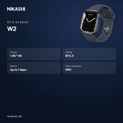 Nikashi W2 Smartwatch (NK-W2) at a glance