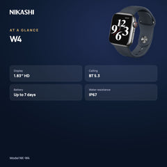 Nikashi W4 Smartwatch (NK-W4) at a glance