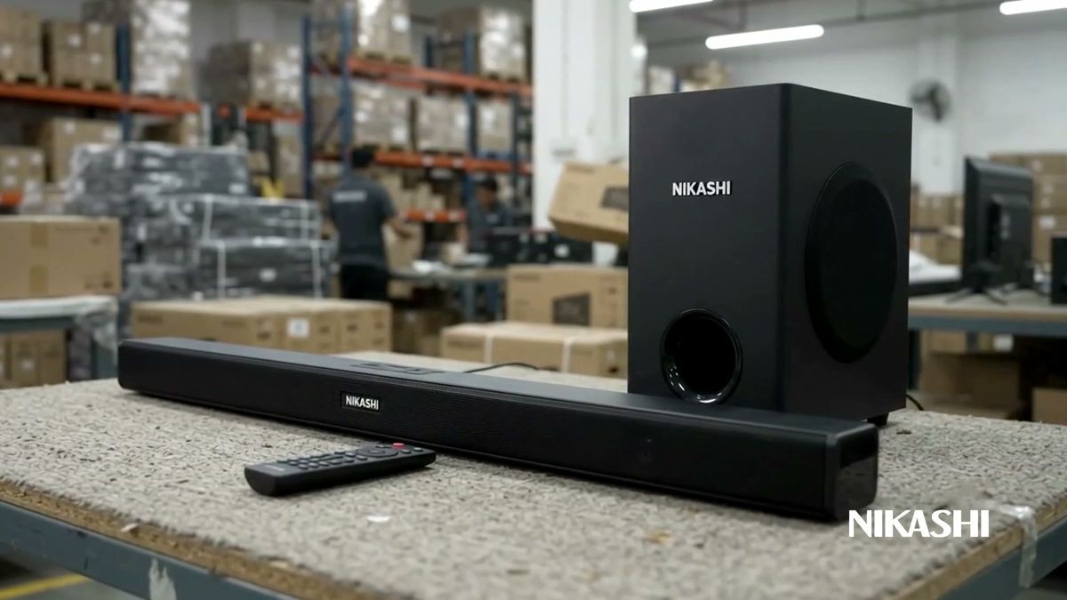 Nikashi soundbar with subwoofer